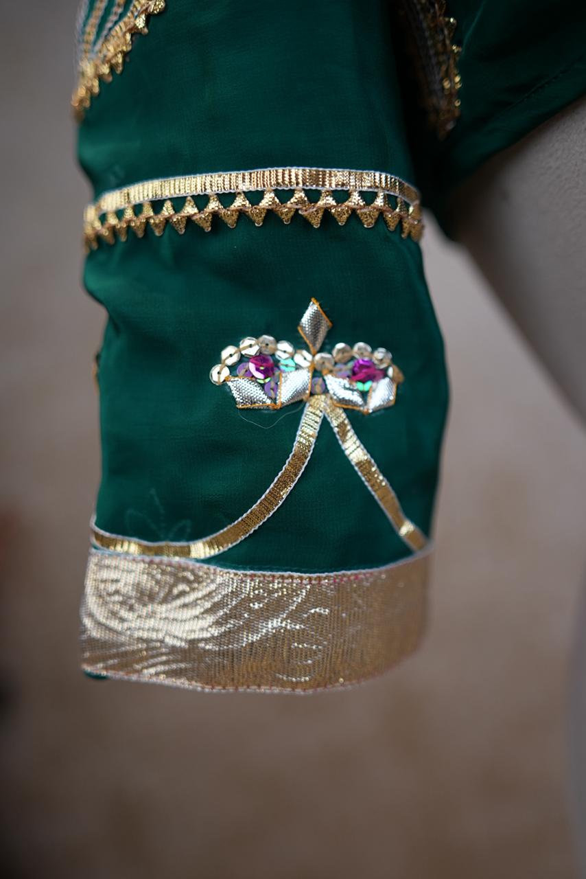 Rajasthani Traditional Angi Blouse with Gota Patti Work