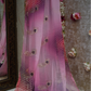 MORPANKH DESIGN HANDWORKLEHERIYA SAREE (WITH CONTRAST BLOUSE) ##SR0256