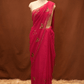 GEORGETTE FABRIC BUTTERFLY DESIGN & CUTWORK BORDER SAREE (WITH BLOUSE) ##SR623