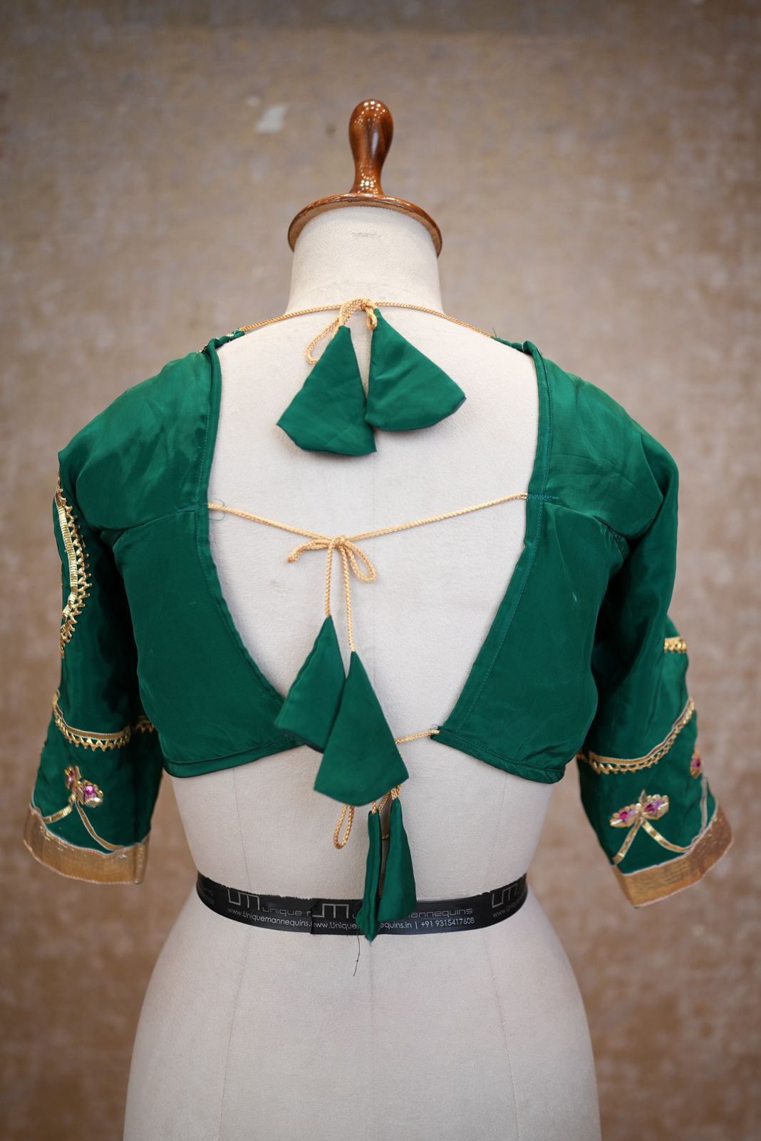 Rajasthani Traditional Angi Blouse with Gota Patti Work
