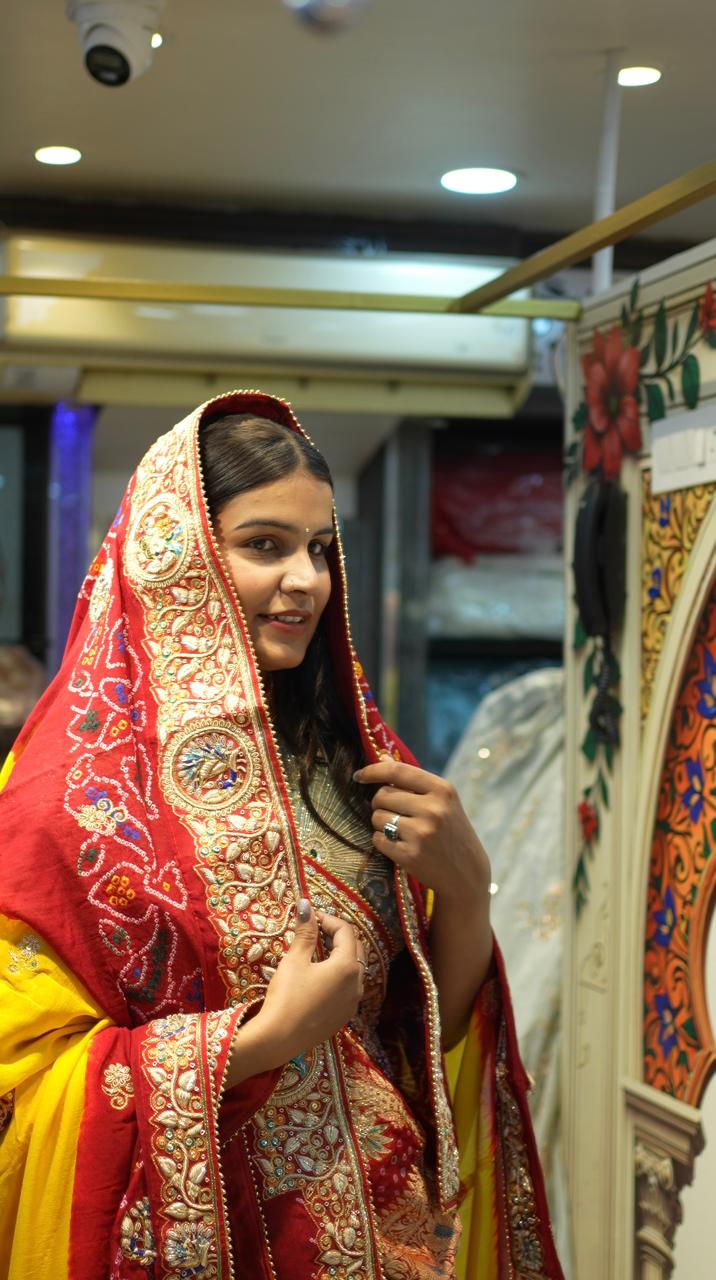 Rajasthani Traditional Pila Saree – Elegant Ethnic Style for Every Occasion