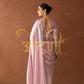 STITCH BLOUSE SAREE WITH SEQUENCE AND ZARKAN WORK ON CRUSH TISSUE SILK FABRIC ##SR0287