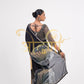 PURE CREP SILK DIGITAL PRINT SAREE WITH MIRROR WORK AND HEAVEY MIRROR WORK STITCH BLOUSE ##SR0285