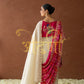 TISSUE SILK FABRIC CUTWORK PURE ZARDOZI HANDWORK SAREE ##SR0282