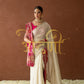 TISSUE SILK FABRIC CUTWORK PURE ZARDOZI HANDWORK SAREE ##SR0282