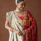 TISSUE SILK SAREE WITH ZARDOZI AND BEATS HANDWORK ##SR0279