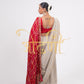TISSUE SILK SAREE WITH ZARDOZI AND BEATS HANDWORK ##SR0279