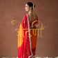 RAJSTHANI TRADITIONAL PILA CHUNRI HANDWORK SAREE (WITH BLOUSE) ##SR0271