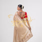 HIRA MANDI INSPIRED TISSSUE SILK SAREE WITH CONTRAST RED BLOUSE ##SR0275