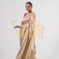 HIRA MANDI INSPIRED TISSSUE SILK SAREE WITH CONTRAST RED BLOUSE ##SR0275