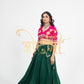 RAJASTANI AANGI BLOUSE WITH KACHI GOTA PATTI HANDWORK  ##HB046