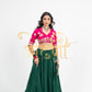 RAJASTANI AANGI BLOUSE WITH KACHI GOTA PATTI HANDWORK  ##HB046