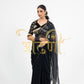 VINTAGE WORK RAJPUTI CHAMUNDA CHIFFON SAREE WITH ANGI BLOUSE ##SR0272