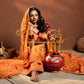 FULL FLAIR BANDHANI DESIGN GOTA PATTI LEHENGA WITH RAJASTANI ANGI BLOUSE AND VINTAGE JALL DUPATTA  ##LC023