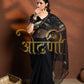 VINTAGE WORK RAJPUTI CHAMUNDA CHIFFON SAREE WITH ANGI BLOUSE ##SR0272