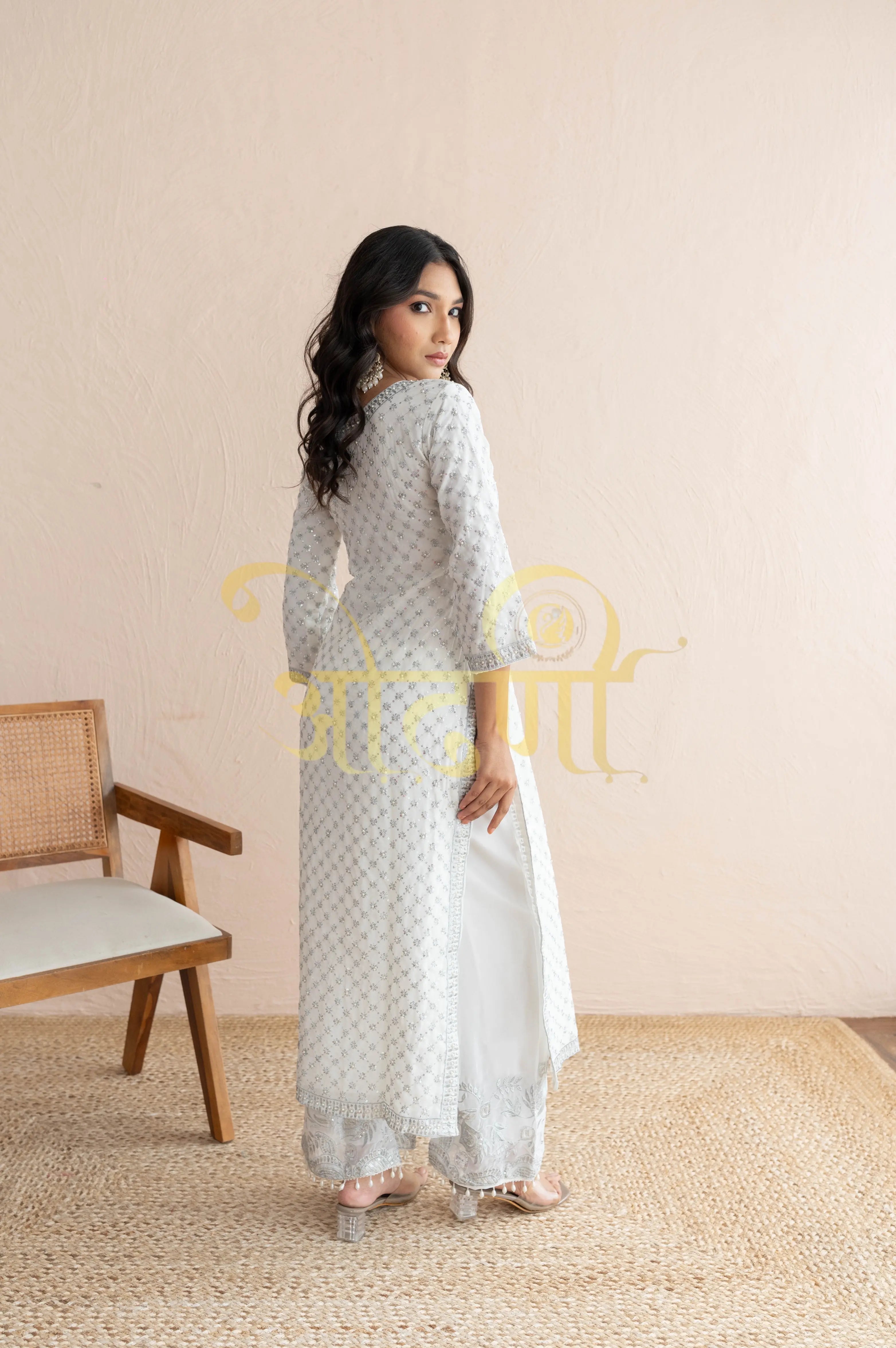 Chikankari 3-Piece Suit SUIT ON GEORGETTE FABRIC
