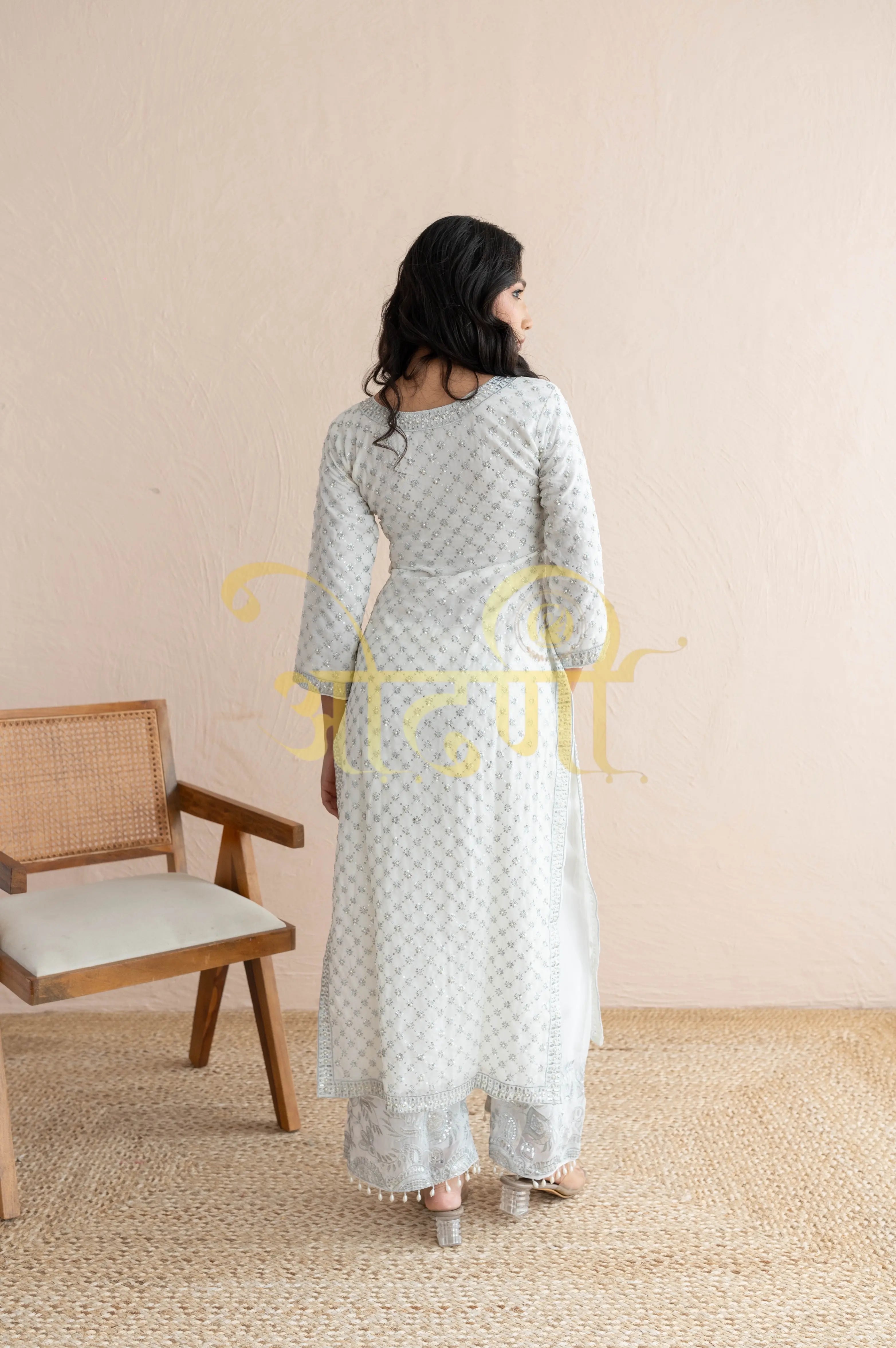 Chikankari 3-Piece Suit SUIT ON GEORGETTE FABRIC