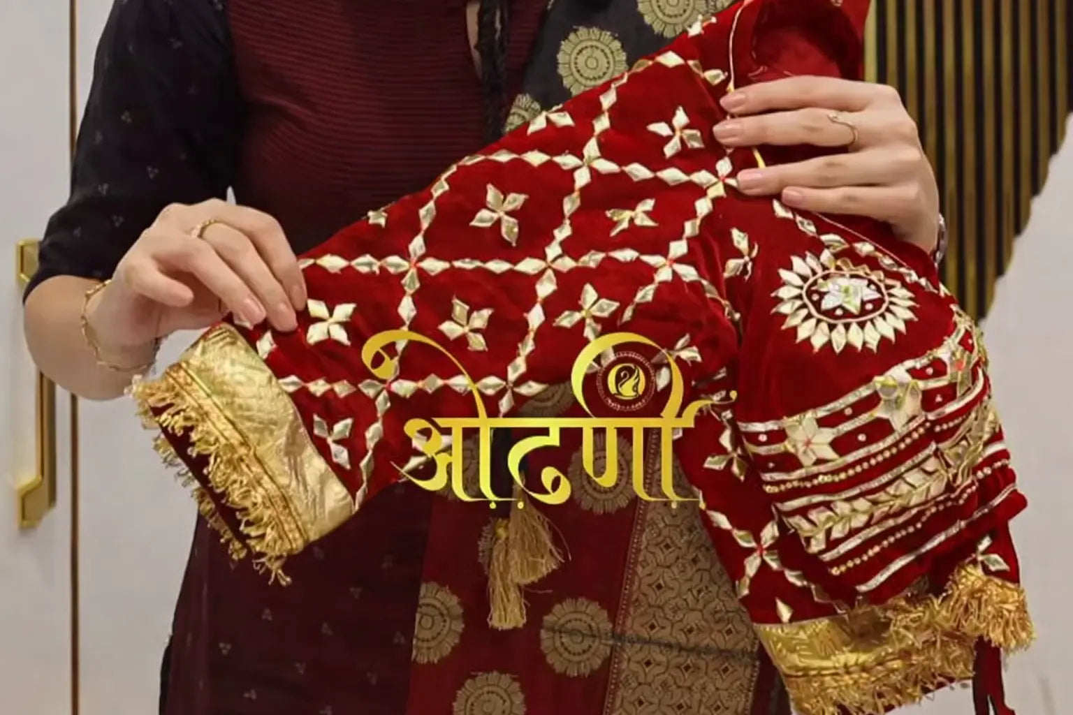 Purvi Rajasthani Aangi Blouse with Gota Patti Work (PRE-BOOKING ITEM)