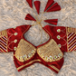 SITARA MAHAL RAJASTHANI AANGI BLOUSE WITH CHARKHI GOTA WORK (PRE-BOOKING ITEM)  ##HB101