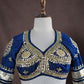LAMPA RASHEE TRADITIONAL RAJASTHANI AANGI BLOUSE WITH  KACHI GOTA PATTI HANDWORK (PRE-BOOKING ITEM) ##HB052