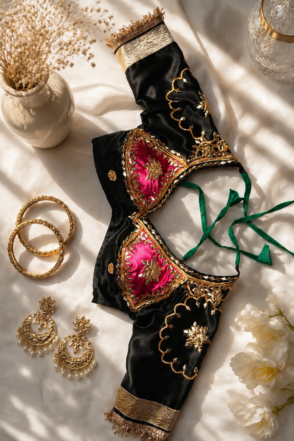 Raat Rani Angi Blouse with Gota Patti Work (PRE-BOOKING ITEM)