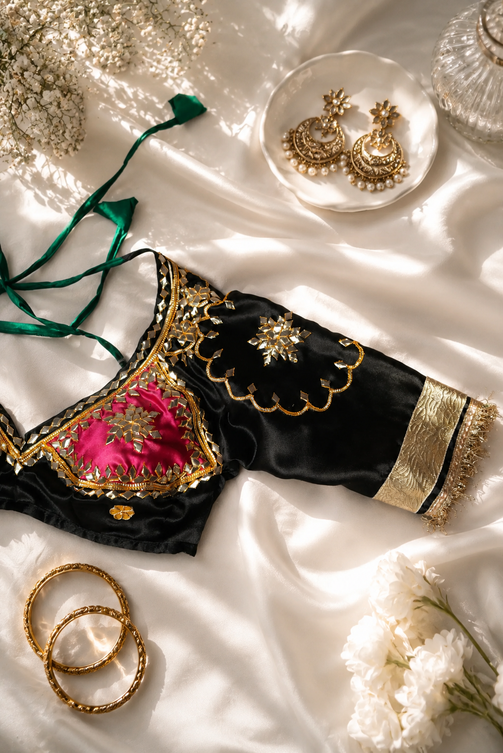 Raat Rani Angi Blouse with Gota Patti Work (PRE-BOOKING ITEM)