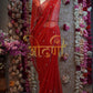 Georgette Fabric Cutdana & Buti Handwork Saree ##SR036