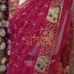 GEORGETTE FABRIC RAJPUTI SAREE WITH Elephant PRINT DESIGN ON BORDER (WITHOUT BLOUSE) ##SR0178