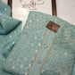 Georgette Embroidery chickenkari suit with banarasi weaving organza dupatta ##SF013