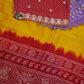 DESIGNER BANDHANI SAREEE WITH HANDWORK (WITH BLOUSE) ##SR0278
