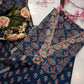 Pure cotton handwork suit with sanganeri print ##SF015