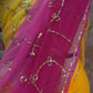 RAJPUTI CHIFFON FABRIC SAREE WITH AARI TARI WORK (WITH BLOUSE) ##SR0252