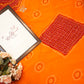 Rajasthani peela Synthetic saree with hand work border & butti ##SR0141