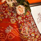 Rajasthani peela georgette saree with embroidery &  Shikvance work ##SR0144