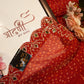 Rajasthani bandhej chunri lotus print saree with siroski border ##SR0149
