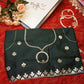 Rajasthani chunri synthetic gota patti hand work saree with contrast blouse ##SR0150