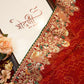 Rajasthani chunri viscose fabric  embroidery saree with contrast blouse ##SR0155