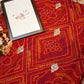Rajasthani chunri print  Geogrette fabric saree with gota patti work contrast blouse ##SR0158