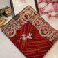 Rajasthani chunri print  Geogrette fabric saree with gota patti work contrast blouse ##SR0159
