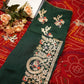 Rajasthani chunri print  Geogrette fabric saree with gota patti work contrast blouse ##SR0159