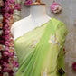 FIGURE PATTERN SAREE WITH SEQUENCE & CUTDANA WORK ON ROYAL GEORGETTE FABRIC (WITH BLOUSE) ##SR598