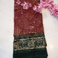 Rajwadi saree with aari-tari work on georgette fabric ##SR0162