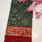 Rajwadi saree with aari-tari work on georgette fabric ##SR0162