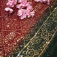 Rajwadi saree with aari-tari work on georgette fabric ##SR0162