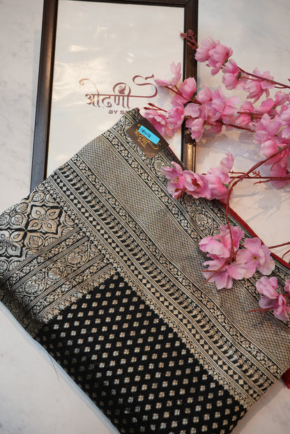 Banarasi Silk Weaving Saree with Stitched Heavy Blouse ##SR018
