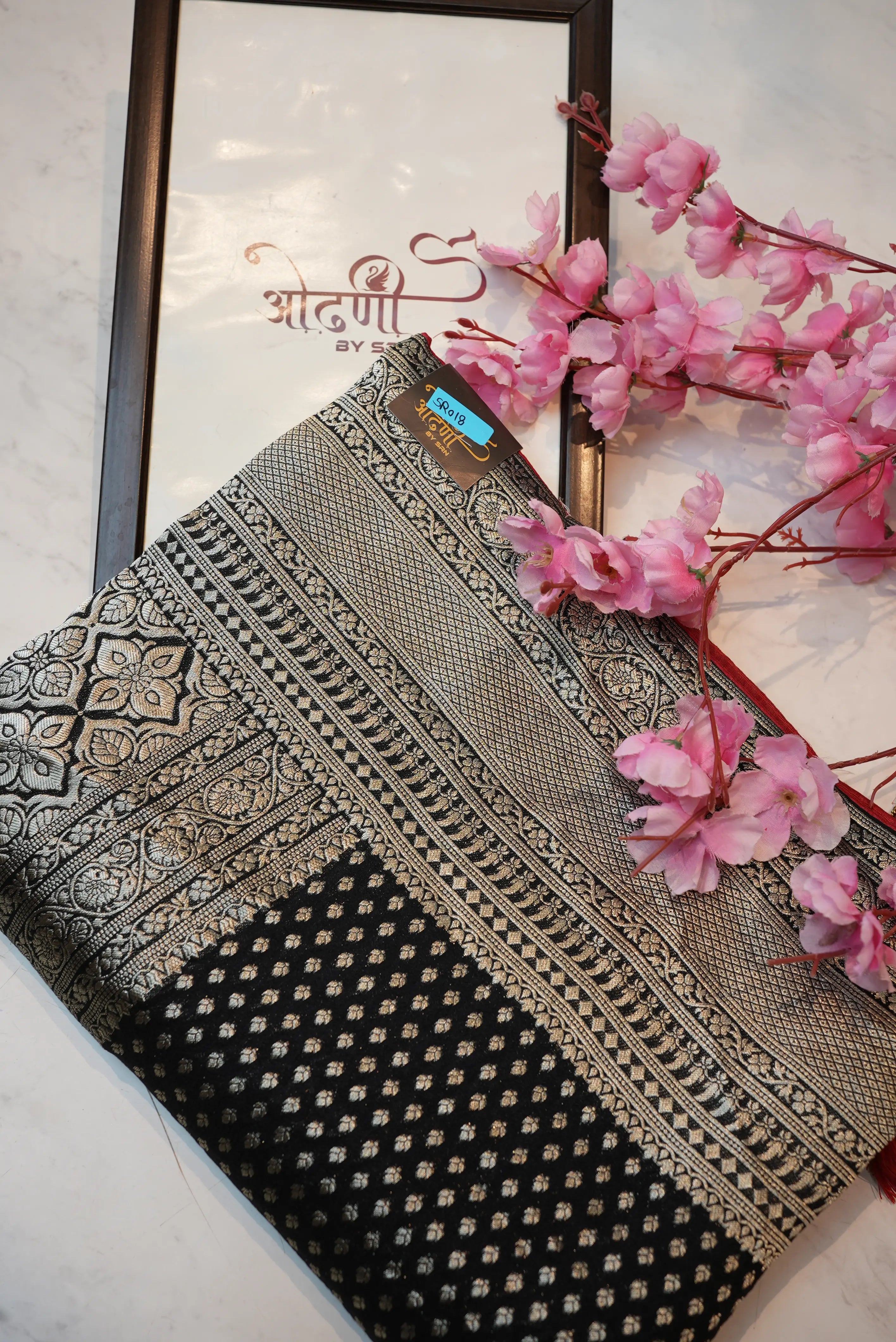 Banarasi Silk Weaving Saree with Stitched Heavy Blouse ##SR018