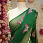 GEORGETTE FABRIC SAREE WITH MULTI SEQUENCE BUTTERFLY BUTTA WORK (WITH BLOUSE) ##SR599