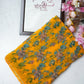 Weight less fabric synthetic saree with flower print ##SR032