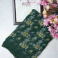 Weight less fabric synthetic saree with flower print ##SR032