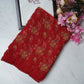 Weight less fabric synthetic saree with flower print ##SR032